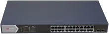 Коммутатор Hikvision DS-3E1526P-SI 24x1Гбит/ с 2SFP 24PoE+ 370W управляемый