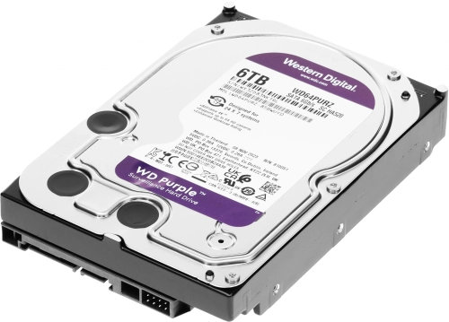 Жесткий диск/ RECERTIFIED HDD WD SATA3 6TB Purple Surveillancer 5400 RPM 256Mb (WD64PURZ) фото 3