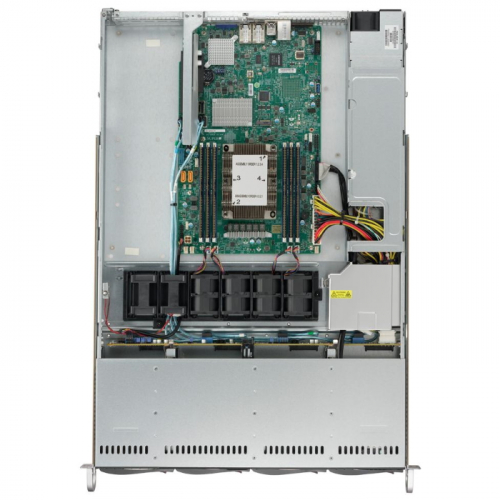 Серверная платформа Supermicro SuperServer 5019P-WT/ noCPU (x1)/ no RAM (x6)/ no HDD (up 4LFF)/ Int. RAID/ 2x 10GbE/ 1x 600W (NHP) (SYS-5019P-WT) фото 3