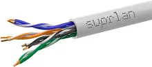 Кабель информационный Suprlan 01-0332-1 кат.5E U/ UTP 4 пары 24AWG PVC внутренний 100м серый