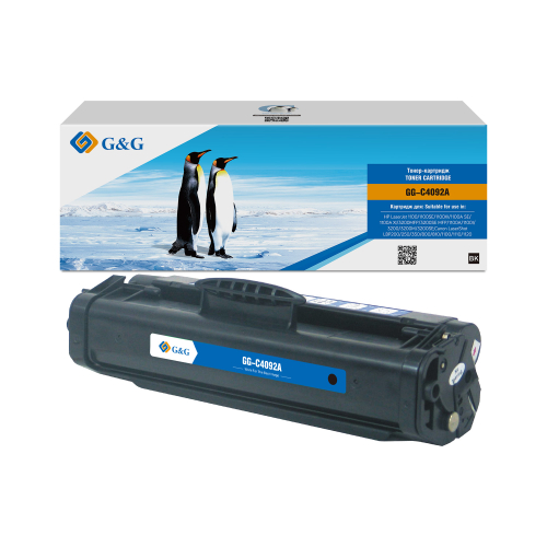 Картридж лазерный G&G GG-C4092A черный (2500стр.) для HP LJ 1100/ 3200/ 3220