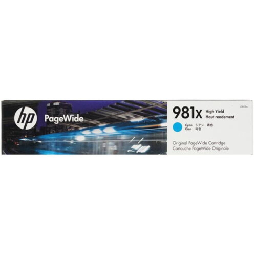 Картридж HP 981X, Голубой / 10000 страниц (L0R09A)