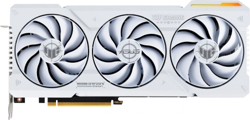 Видеокарта Asus PCI-E 4.0 TUF-RTX4070TIS-O16G-WHITE-GAMING NVIDIA GeForce RTX 4070TI Super 16Gb 192bit GDDR6X 2730/ 21000 HDMIx2 DPx3 HDCP Ret