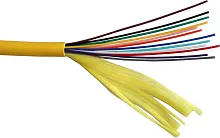 Кабель распределительный Lanmaster LAN-OFC-DI24-S2-LS 24x 9/125 OS1/OS2 внутренний LSZH 1м желтый