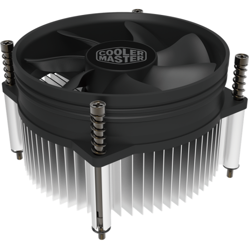 Cooler Master i50 PWM (77W, 4-pin, 60mm, classic, Al, fans: 1x92mm/ 34.1CFM/ 28dBA/ 2000rpm, 1200/ 115x) (RH-I50-20PK-R1)