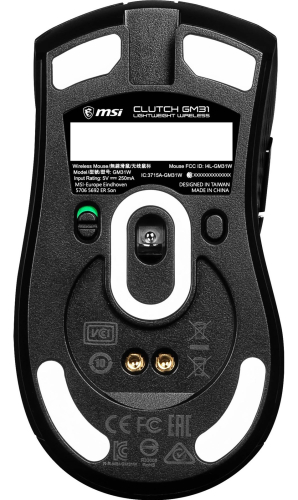Мышь игровая MSI Clutch GM31 Lightweight Wireless DPI 12000, design for right handed users, (S12-4300980-CLA) фото 10