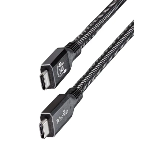 Кабель/ Кабель USB4 TypeCM/ CM 8K@30Hz, 40GBps, PD 240W, медь Telecom 1.5м [TUS840-1.5M]