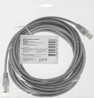 Патч-корд KingPrice KP-PC-c5e-5m-g UTP 4 пары cat.5E CCA molded 5м серый RJ-45 (m)-RJ-45 (m)