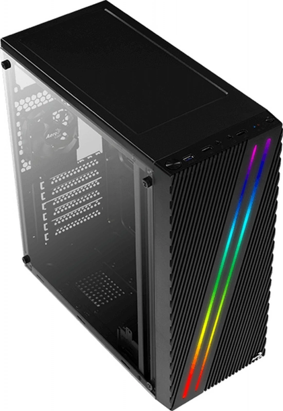 Купить Корпус Aerocool Streak-A-BK-v1 черный без БП ATX 1x80mm 2xUSB2.0 ...