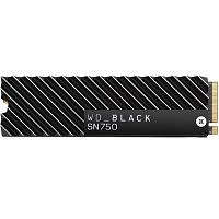 Накопитель Western Digital Black SN750 SSD NVMe 1TB M2.2280 3470/3000MB/s 515K/560K IOPS MTBF 1.75M с радиатором (WDS100T3XHC)