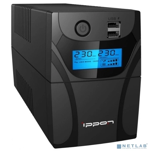 ИБП Ippon Back Power Pro II 700 Line-Interactive 420W/700VA RTL {4} (805021) (1030304)