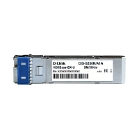 Трансивер/ DIS-S330R Industrial WDM SFP Transceiver, 1000Base-BX-U, Simplex LC, TX: 1310nm, RX: 1550nm, Single-mode, 30KM, - 40° to 85°C (S330R/30KM/A1A)