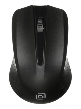 Мышь Оклик 485MW черный оптическая (1600dpi) беспроводная USB для ноутбука (3but) (997819)