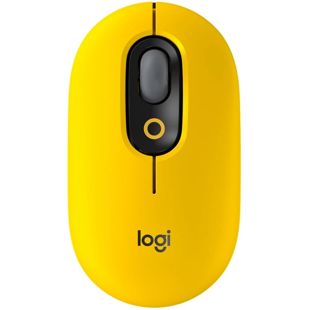 Мышь Logitech POP с кнопкой эмодзи желтая (910-006546)