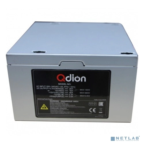 Сделать заказ на FSP 600W ATX Q-Dion QD-600-PNR 80+ {600W, 120mm ...